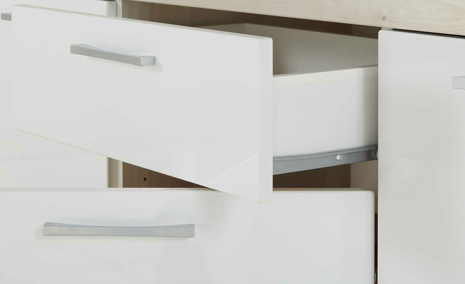 Sideboard Fiesta | Eiche hell (Nachbildung) / Weiß 6 Sideboard Fiesta | Eiche hell (Nachbildung) / Weiß – Bild 6