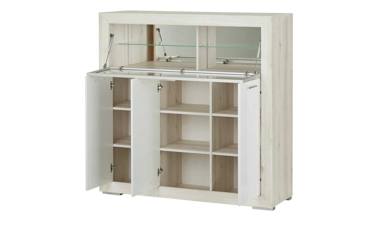 Barschrank Fiesta | Eiche hell (Nachbildung) / Weiß 13 Barschrank Fiesta | Eiche hell (Nachbildung) / Weiß – Bild 13