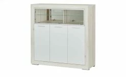 Barschrank Fiesta | Eiche hell (Nachbildung) / Weiß