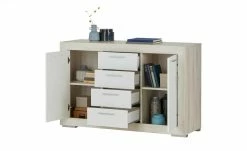 Sideboard Fiesta | Eiche hell (Nachbildung) / Weiß -Kommode & Sideboards Verkäufe 13205978 9 202206211245