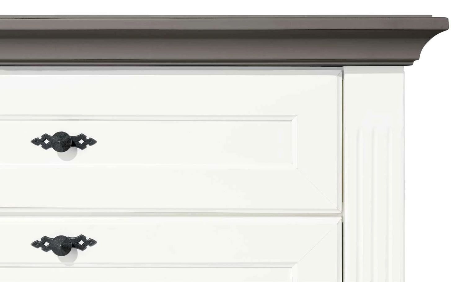 maison bleue Sekretär Petit Chalet | Weiß / Graphitgrau 4 maison bleue Sekretär Petit Chalet | Weiß / Graphitgrau – Bild 4