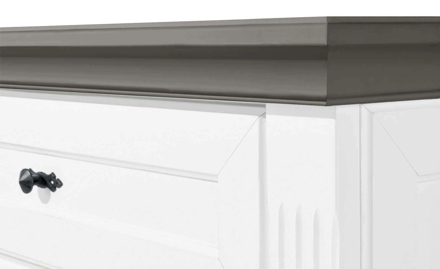 maison bleue Sekretär Petit Chalet | Weiß / Graphitgrau 5 maison bleue Sekretär Petit Chalet | Weiß / Graphitgrau – Bild 5