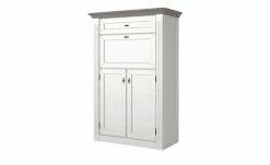 maison bleue Sekretär Petit Chalet | Weiß / Graphitgrau