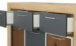 Highboard Fiesta | Asteiche (Nachbildung) / Grau 23 Highboard Fiesta | Asteiche (Nachbildung) / Grau -Kommode & Sideboards Verkäufe 13206544 11 202206222231