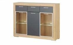 Highboard Fiesta | Asteiche (Nachbildung) / Grau 16 Highboard Fiesta | Asteiche (Nachbildung) / Grau -Kommode & Sideboards Verkäufe 13206544 3 202206222231