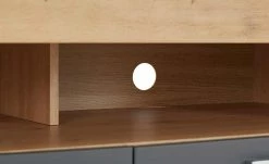 Lowboard Fiesta | Asteiche (Nachbildung) / Grau -Kommode & Sideboards Verkäufe 13206546 9 202206241234