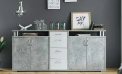 Sideboard Mila | Beton (Nachbildung)