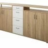 Sideboard Mila | Eiche Sägerau (Nachbildung)