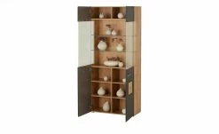 Vitrine Cortina | Schwarz / Eiche Altholz (Nachbildung) -Kommode & Sideboards Verkäufe 13207049 18 202206231234