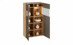 Vitrine Cortina | Schwarz / Eiche Altholz (Nachbildung) -Kommode & Sideboards Verkäufe 13207051 18 202206302238