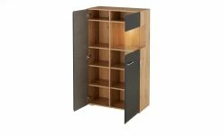 Vitrine Cortina | Schwarz / Eiche Altholz (Nachbildung) -Kommode & Sideboards Verkäufe 13207051 19 202206302238
