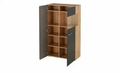 Vitrine Cortina | Schwarz / Eiche Altholz (Nachbildung) -Kommode & Sideboards Verkäufe 13207051 21 202206302238