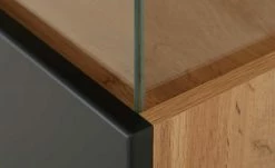 Vitrine Cortina | Schwarz / Eiche Altholz (Nachbildung) -Kommode & Sideboards Verkäufe 13207051 7 202206291057