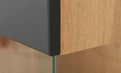 Vitrine Cortina | Schwarz / Eiche Altholz (Nachbildung) -Kommode & Sideboards Verkäufe 13207051 9 202206291057