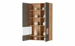 Hängevitrine Cortina | Schwarz / Eiche Altholz (Nachbildung) -Kommode & Sideboards Verkäufe 13207052 5 202206291057