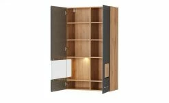 Hängevitrine Cortina | Schwarz / Eiche Altholz (Nachbildung) -Kommode & Sideboards Verkäufe 13207052 8 202206291057