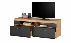 Lowboard groß Cortina | Schwarz / Eiche Altholz (Nachbildung) -Kommode & Sideboards Verkäufe 13207053 2 202207052234