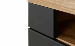 Lowboard groß Cortina | Schwarz / Eiche Altholz (Nachbildung) -Kommode & Sideboards Verkäufe 13207053 9 202207052234