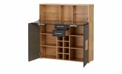 Barschrank Cortina | Eiche Altholz (Nachbildung) / Schwarz -Kommode & Sideboards Verkäufe 13207056 2 202207042232
