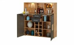 Barschrank Cortina | Eiche Altholz (Nachbildung) / Schwarz -Kommode & Sideboards Verkäufe 13207056 3 202207042232