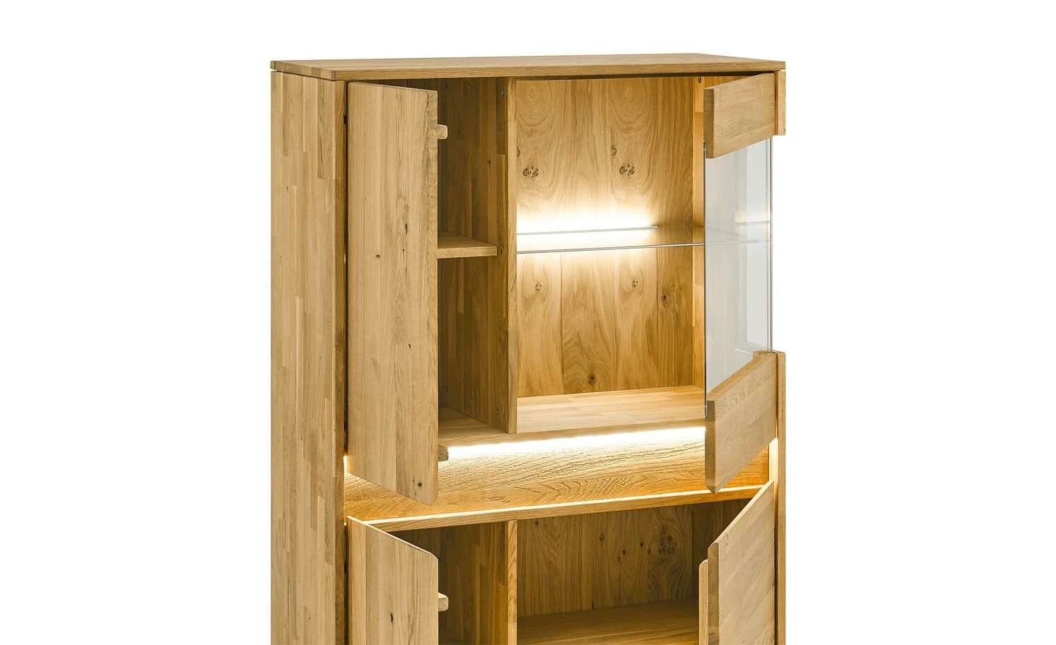 Westerburg Vitrine massiv Texas | Wildeiche Rechts 6 Westerburg Vitrine massiv Texas | Wildeiche Rechts – Bild 6