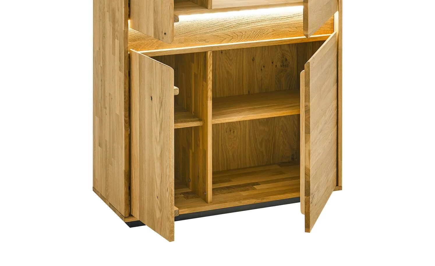 Westerburg Vitrine massiv Texas | Wildeiche Rechts 7 Westerburg Vitrine massiv Texas | Wildeiche Rechts – Bild 7