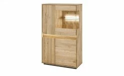 Westerburg Vitrine massiv Texas | Wildeiche Bianco Rechts