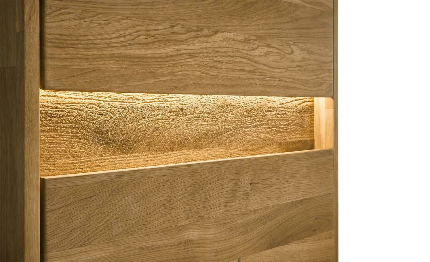 Westerburg Vitrine massiv Texas | Wildeiche rechts, rechts 6 Westerburg Vitrine massiv Texas | Wildeiche rechts, rechts – Bild 6