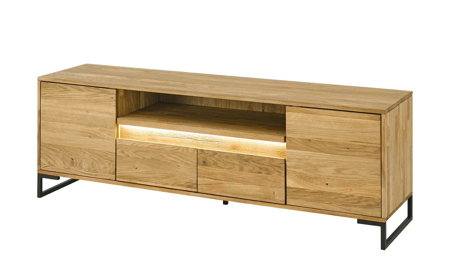 Westerburg Lowboard massiv Texas | Wildeiche 1 Westerburg Lowboard massiv Texas | Wildeiche