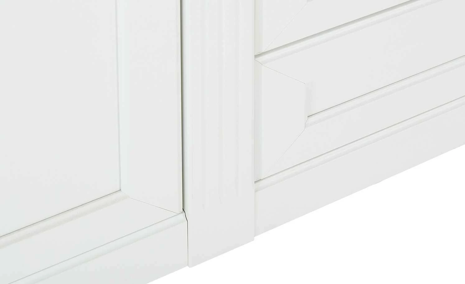 maison bleue Highboard Petit Chalet | Weiß mit Glasboden 10 maison bleue Highboard Petit Chalet | Weiß mit Glasboden – Bild 10