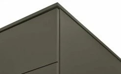 Berger & Rath Vitrine Claro | Londra (Hellgrau) Sichtbare Rückwand: Wildeiche mit Glaseinlegeböden -Kommode & Sideboards Verkäufe 13230880 2 202103051240