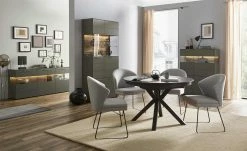 Berger & Rath Highboard Claro | Londra (Hellgrau)