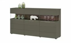 Berger & Rath Sideboard Claro | Londra (Hellgrau) Sichtbare Rückwand: Wildnussbaum -Kommode & Sideboards Verkäufe 13230884 1 202103051240