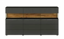 Berger & Rath Sideboard Claro | Anthrazit Sichtbare Rückwand: Wildeiche gesandstrahlt -Kommode & Sideboards Verkäufe 13230885 7 202103051240