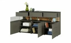 Berger & Rath Sideboard Claro | Londra (Hellgrau) Sichtbare Rückwand: Wildeiche gesandstrahlt -Kommode & Sideboards Verkäufe 13230886 5 202103051240