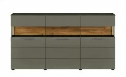 Berger & Rath Sideboard Claro | Londra (Hellgrau) Sichtbare Rückwand: Wildeiche gesandstrahlt -Kommode & Sideboards Verkäufe 13230886 7 202103051240