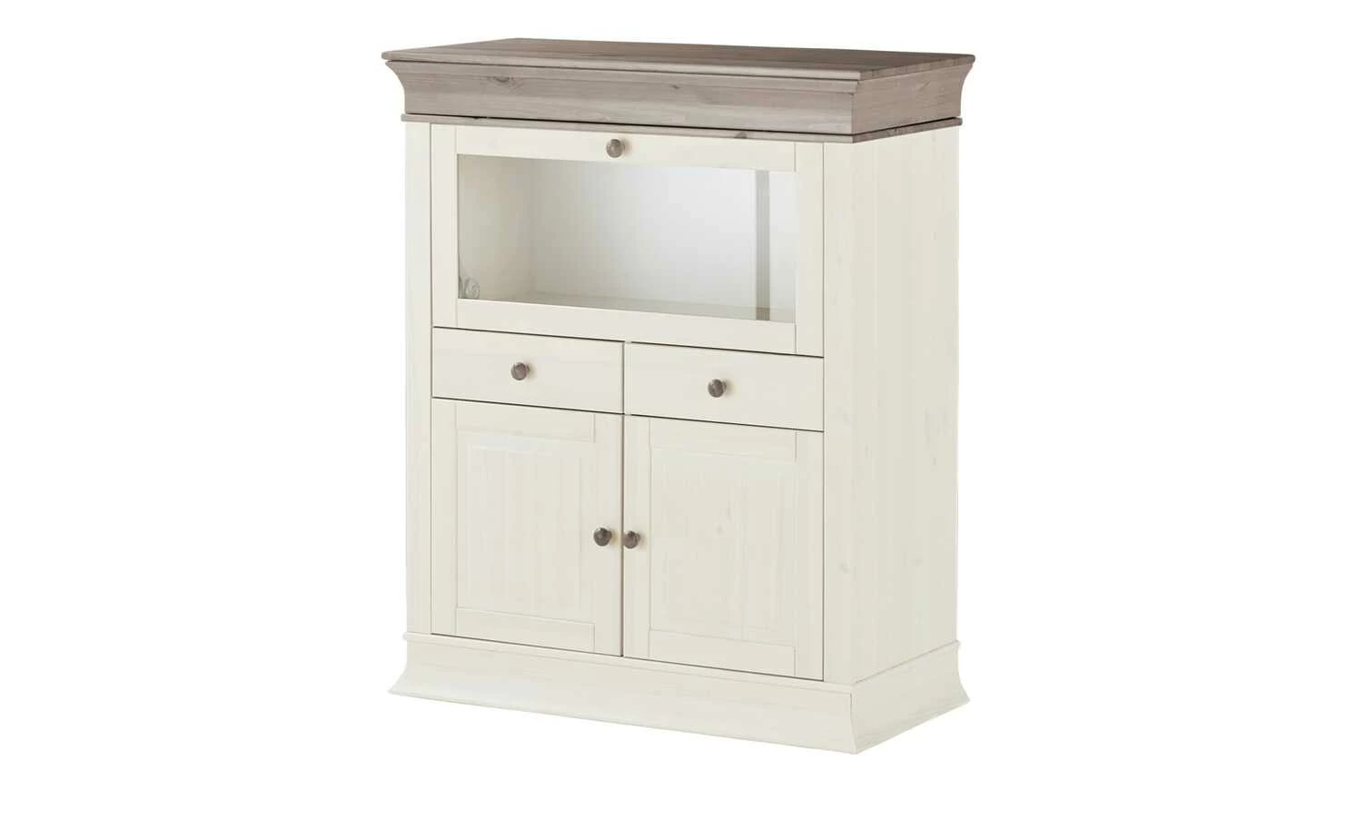 Barschrank Bornholm | Kiefer Weiß/ Kiefer lavafarben 1 Barschrank Bornholm | Kiefer Weiß/ Kiefer lavafarben