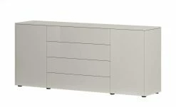 JOOP! Sideboard Gloss Base | Kristall-Grau