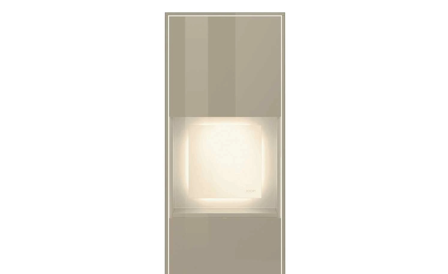 JOOP! Vitrine Gloss Cubic | Cubanit-Grau Ja Schwarz 2 JOOP! Vitrine Gloss Cubic | Cubanit-Grau Ja Schwarz – Bild 2