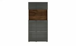 Berger & Rath Vitrine Claro | Anthrazit Sichtbare Rückwand: Wildnussbaum ohne Glaseinlegeböden -Kommode & Sideboards Verkäufe 13231642 9 202108121318