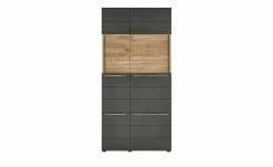 Berger & Rath Vitrine Claro | Anthrazit Sichtbare Rückwand: Natureiche Bianco ohne Glaseinlegeböden -Kommode & Sideboards Verkäufe 13231644 11 202108121318