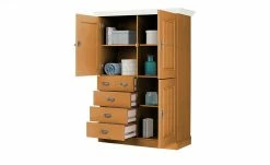 maison bleue Highboard Florian | bernsteinfarben / Weiß Türen aus Holz -Kommode & Sideboards Verkäufe 13231811 7 202108131411