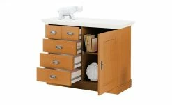 maison bleue Brotschrank Florian | bernsteinfarben / Weiß -Kommode & Sideboards Verkäufe 13231819 6 202108131411