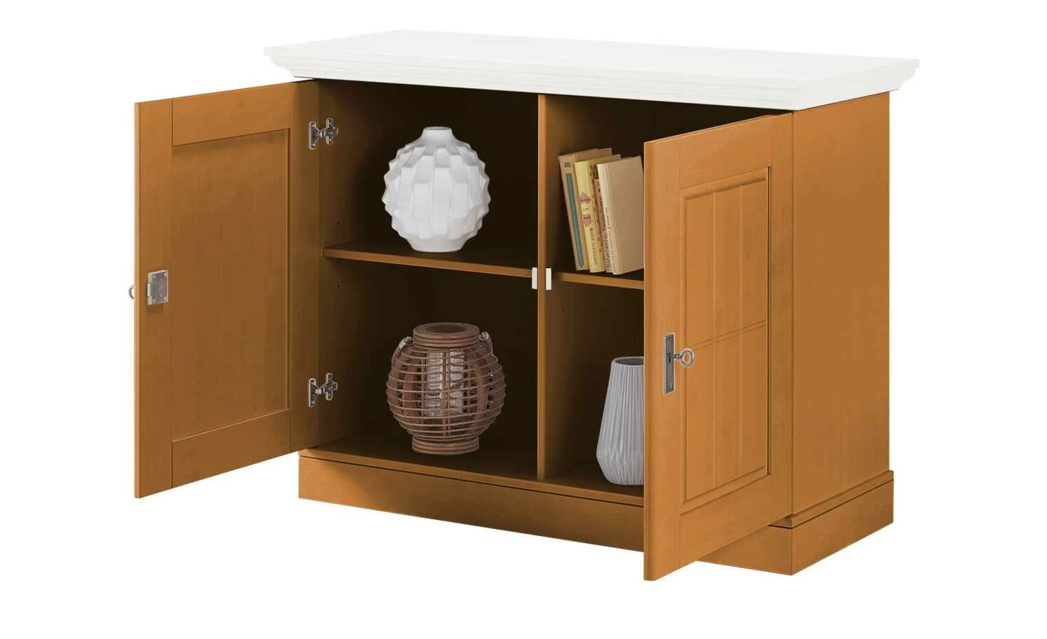 maison bleue Sideboard Florian | bernsteinfarben / Weiß 3 maison bleue Sideboard Florian | bernsteinfarben / Weiß – Bild 3