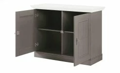 maison bleue Sideboard Florian | Grau / Weiß -Kommode & Sideboards Verkäufe 13231825 2 202108131411