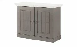 maison bleue Sideboard Florian | Grau / Weiß