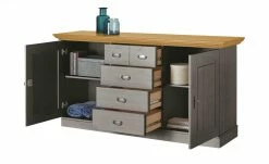 maison bleue Sideboard Florian | Grau / laugenfarben -Kommode & Sideboards Verkäufe 13231826 4 202108131411