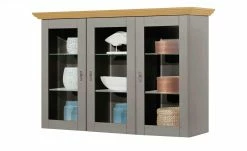 maison bleue Vitrinenaufsatz für Sideboard Florian | Grau / laugenfarben -Kommode & Sideboards Verkäufe 13231830 3 202108191245