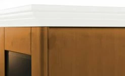 maison bleue Vitrinenaufsatz für Sideboard Florian | bernsteinfarben / Weiß -Kommode & Sideboards Verkäufe 13231831 5 202108191247