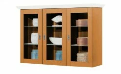 maison bleue Vitrinenaufsatz für Sideboard Florian | bernsteinfarben / Weiß -Kommode & Sideboards Verkäufe 13231831 9 202108191247